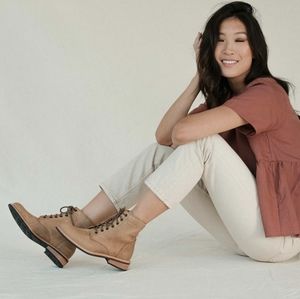 Nisolo Amelia all weather boot nubuck worn once